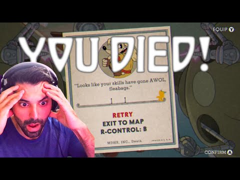 Cuphead Death & Rage Montage | I died a little inside with this DLC