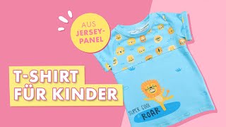 Jersey Shirt für Kinder - mit Panel aus der neuen Kollektion!