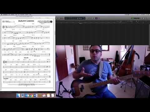 Lezioni di Basso - Come arrangiare un pezzo per 'solo bass'? (Autumn Leaves)