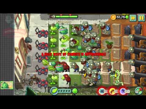 Plants Vs Zombies 2 Jurassic Marsh Part 2 Pinata Party New Costume Shrinking Violets 12/14/2015