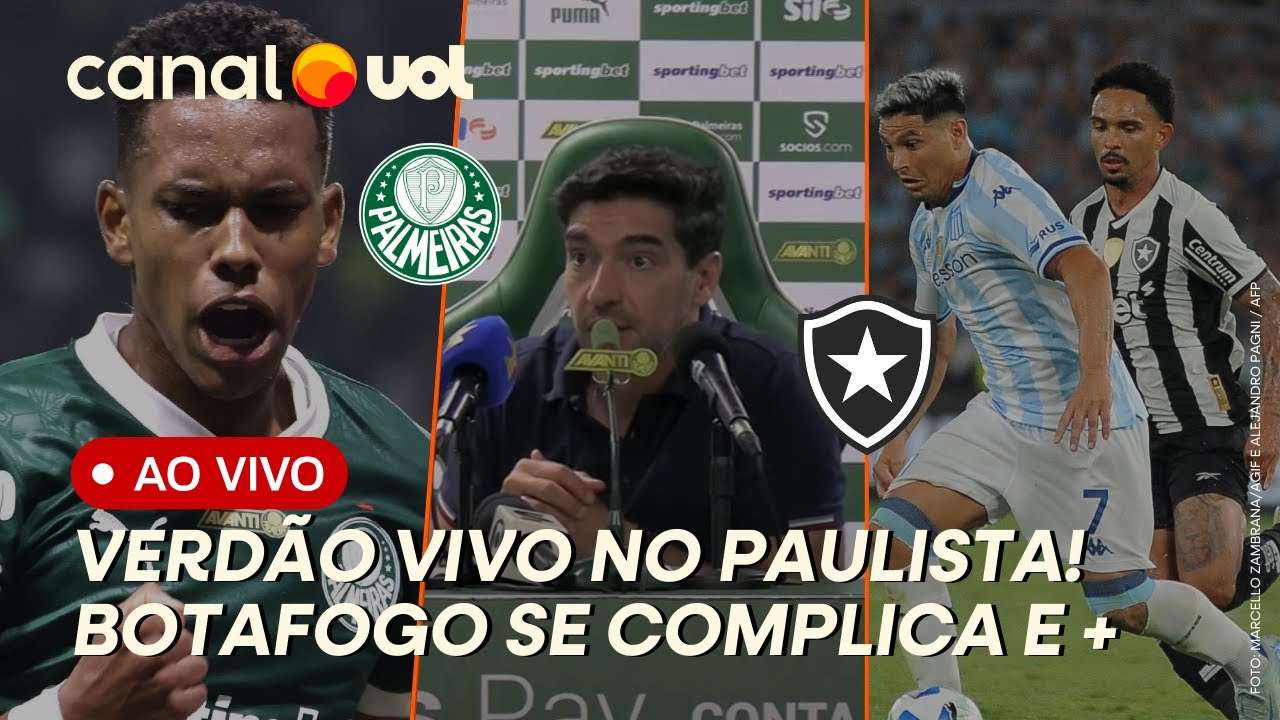 PALMEIRAS VIVO NO PAULISTÃO! ABEL REAGE SOBRE GRAMADO SINTÉTICO! BOTAFOGO SE COMPLICA NA RECOPA e+