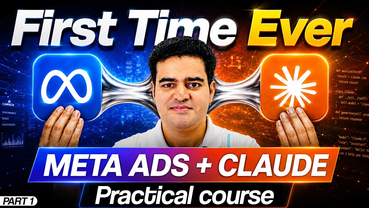 Claude Meta Ads Course in Hindi | 100 % AI Powered Meta Ads Course | #claudemetaads