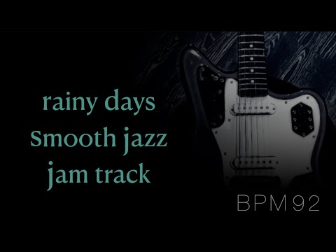 Rainy Days Smooth jazz Backing Track in A minor ↓Chords /Solo Start 0:34~