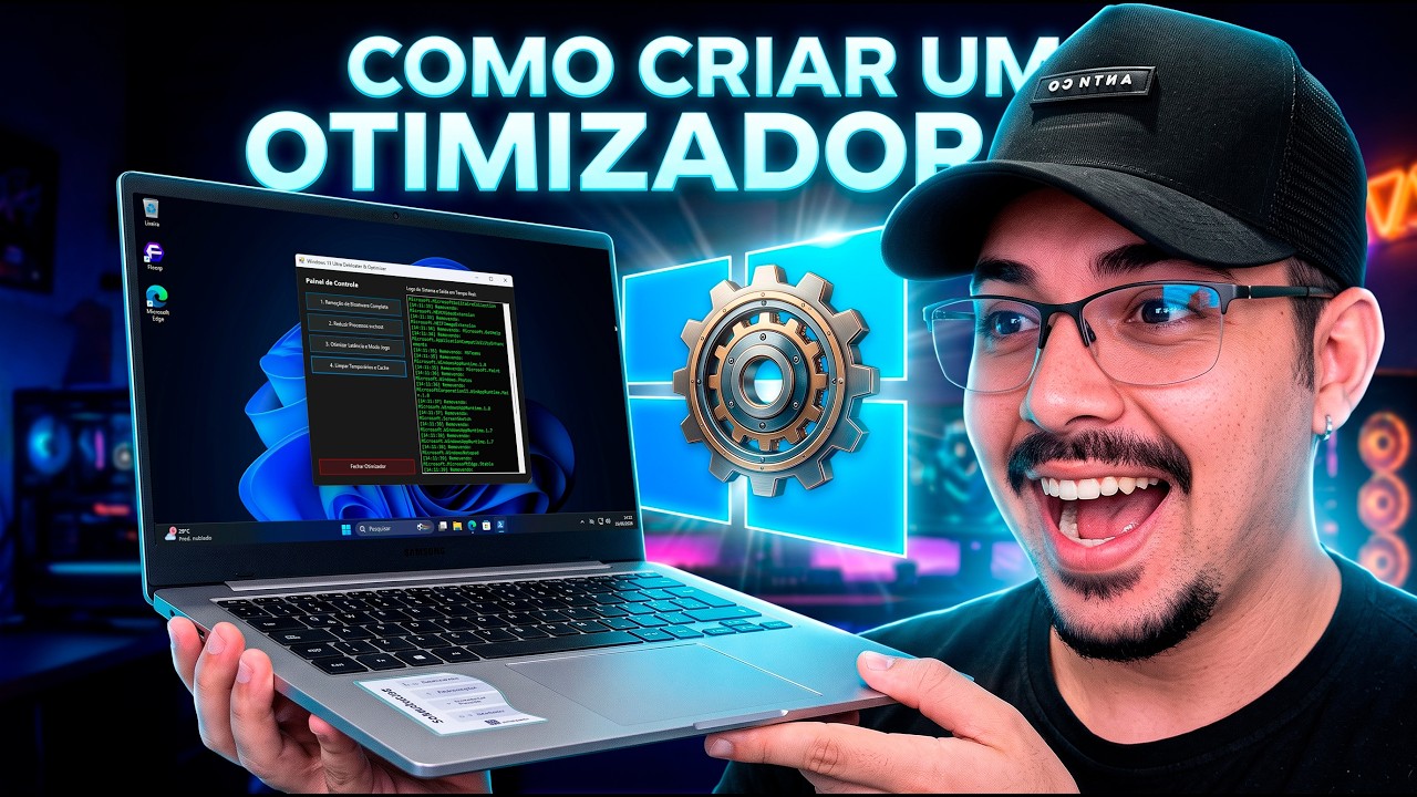 Como Criar seu Próprio Programa Otimizador de Windows! Grátis