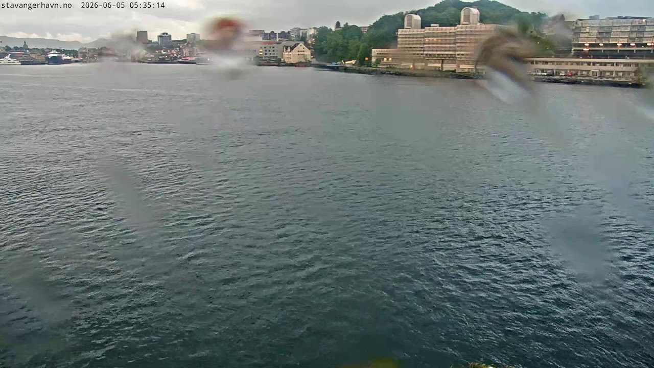 Live webcam view of Stavanger Harbour & Waterfront