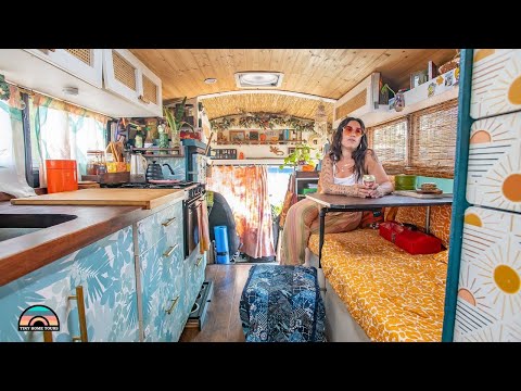 Artistic DIY Short Bus -- Female Entrepreneur + Textile Artist