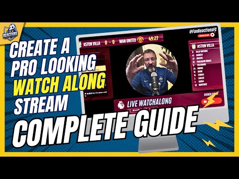 HOW TO SET UP A WATCH ALONG STREAM ON YOUTUBE FOR FREE | LIVE CHAT, SCOREBOARD & GAME CLOCK