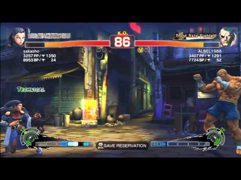 SSF4 AE: sakasho (Rose) VS ALBEL1988 (Sagat)