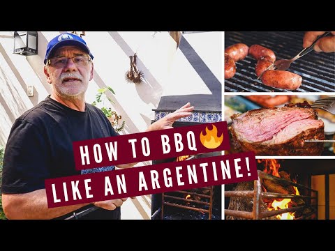 如何像阿根廷人一樣燒烤！阿根廷門多薩的阿薩多燒烤課程？ (HOW TO BBQ LIKE AN ARGENTINE! | Argentinian Asado Barbecue Lesson in Mendoza, Argentina ??)