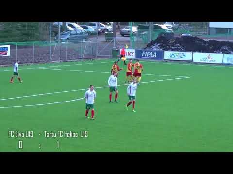2. voor 2018: U-19 FC Elva - U-19 Tartu FC Helios 2:2 (0:1)