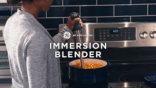 GE Immersion Blender with Accessories Stainless Steel G8H1AASSPSS Picture