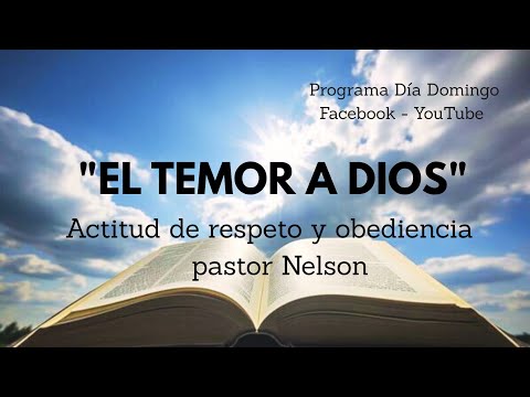 Programa día domingo conduce nuestro pastor Nelson