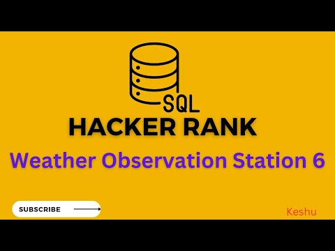 Hackerrank Sql Solution 11 Weather Observation Station 6 Hackerranksolution Sql Hackerrank