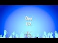 One - U2 (Karaoke Version)