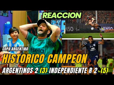 INDEPENDIENTE RIVADAVIA 2 (5) vs ARGENTINOS JRS 2 (3) - Reacciones de Hinchas - COPA ARGENTINA