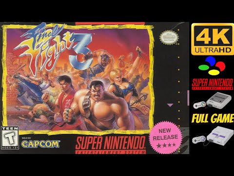 Final Fight 3 | SNES | 4K60ᶠᵖˢ UHD🔴| Longplay Walkthrough Playthrough Full Movie Game