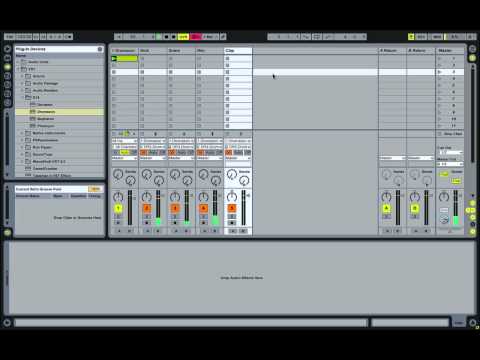 Splitting audio from multi-output plugins in Ableton Live.