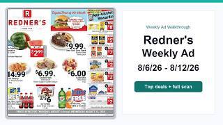 Redner's Weekly Ad (8/6/26 - 8/12/26) Best Deals