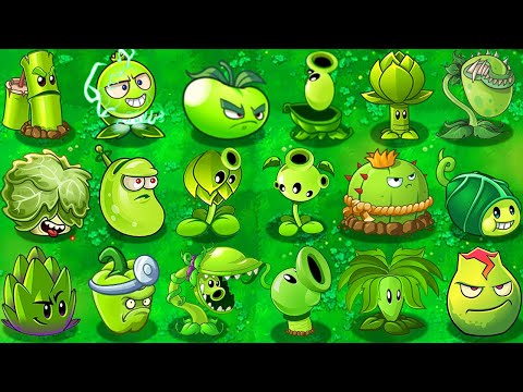 PvZ 2 Mod All GREEN Premium Plants Power-Up!