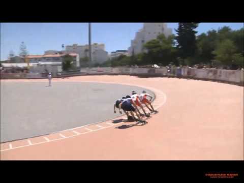 Junior B Men Merijn Scheperkamp Janno Botman halve finale 500m series EK Lagos  2017