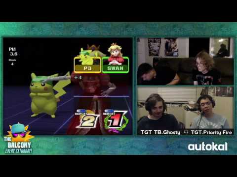 PM @ the Balcony 94 - Ammy//Losers Top 8 ft. Eri (Pikachu) VS Ron Swanson (Peach)
