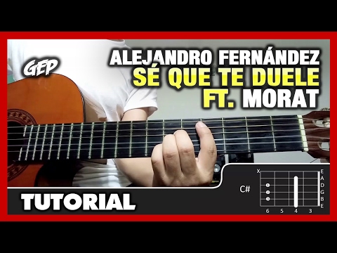 Se Que Te Duele - Alejandro Fernandez