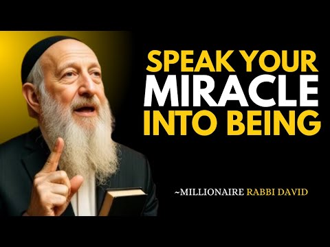 SPEAK YOUR MIRACLE INTO BEING"MILLIONAIRE RABBI DAVID