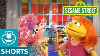 Sesame Street: Making Bubbles! | Julia &amp; Abby Cadabby