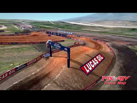 2019 Thunder Valley National Track Map - Flyover