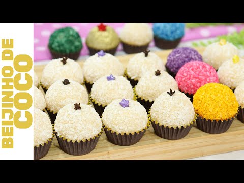 COCONUT KISS FOR PARTIES AND FOR SALE! CREAMY AND SUPER PRACTICAL! Only 3 ingredients!