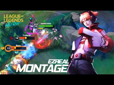 Wild Rift EZREAL Montage - Best EZREAL Plays | LoL Wild Rift Montage