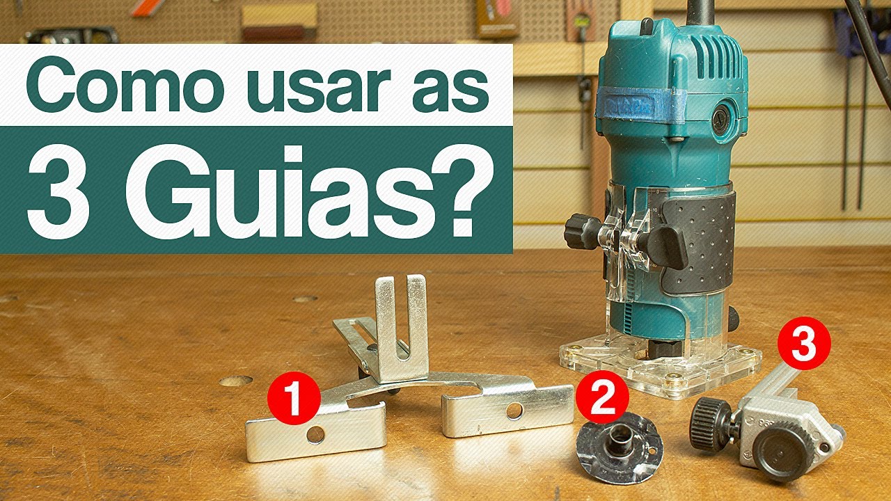 Como usar a tupia laminadora e seus acessórios