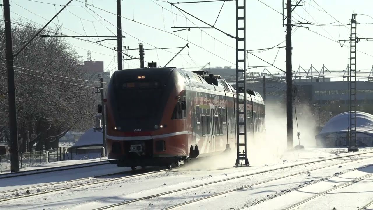 Штадлерский дизель-поезд 2313 на о.п. Лиллекюла / Stadler DMU 2313 at Lilleküla