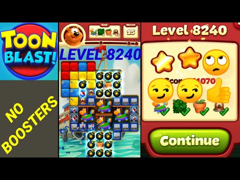 Toon Blast Level 8240