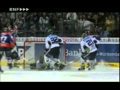 DEL 08-09 QF3 Mannheim - Nürnberg 3-2 Teil 1