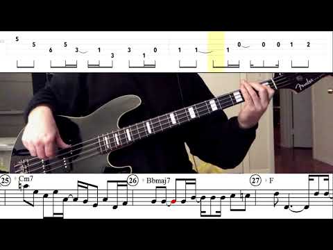 Jackson 5 - Darling Dear (Bass Line w/ tabs and standard notation)