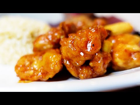 BEST ORANGE CHICKEN Mukbang | Better than PANDA...