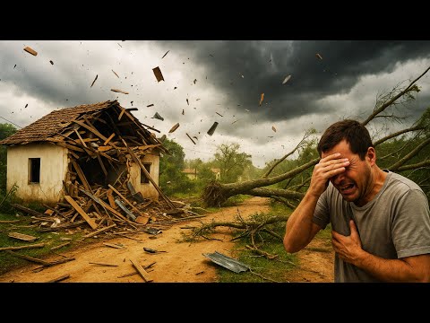 TERROR no RIO GRANDE DO SUL: Vendaval VIOLENTO Arrasa Tudo em Segundos!