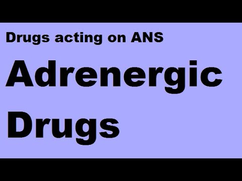 Adrenergic drugs