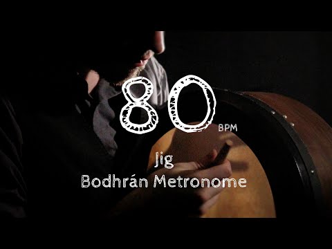 Jig 80 bpm | Bodhrán Metronome | Learn Irish Music