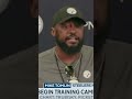 Mike Tomlin talks Steelers training camp ? #shorts