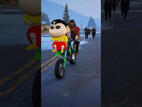 Shinchan & Advi 'Saved Pushpa Anna From Cops' 😱 #shorts #ytshorts #youtubeshorts