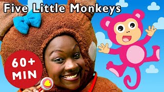 Five Little Monkeys and More | Nursery Rhymes from Mother Goose Club! Kids Play Video | Children