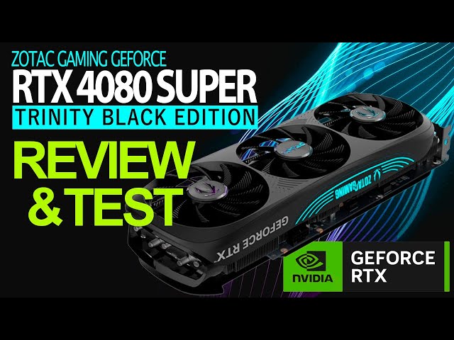Vídeo relacionado con ZOTAC GEFORCE RTX 4080 Super Trinity Black Edition 16GB