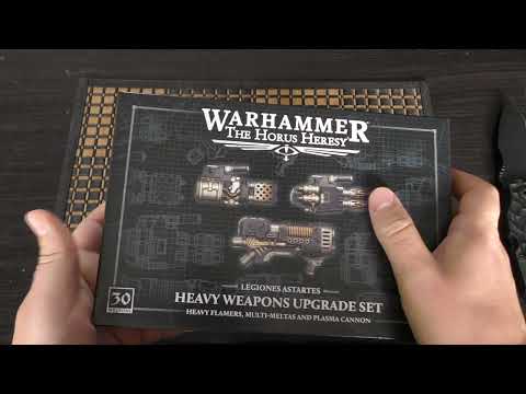 Legiones Astartes - Heavy Weapons Upgrade Set - Plasma, Multi-Melta & Heavy Flamer - Unboxing (HH)