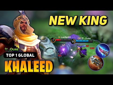 Khaleed Best Build 2023 [ Khaleed Top 1 Global Gameplay ] By ヤ .Oᴜʀᴇ - Mobile Legends