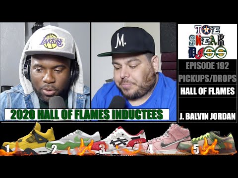The Sneak Diss Sneaker Podcast Episode 192 – Hall of Flames Inductees, J Balvin Jordan 1, Super Bowl
