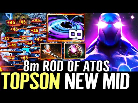 🔥 TOPSON Enigma 100% NEW MID — Rod of Atos 1st ITEM + Octarine META EZ Solo Kill Storm Dota 2 Pro