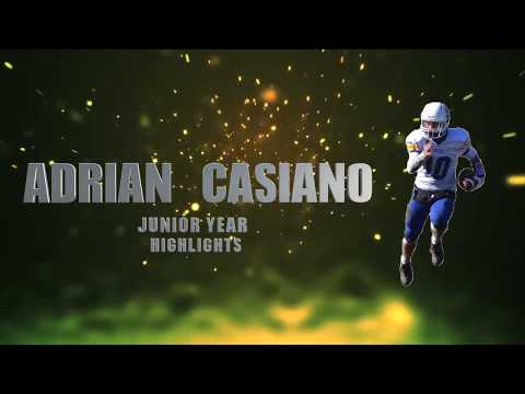 Adrian Casino - Junior Year (Football Highlights)