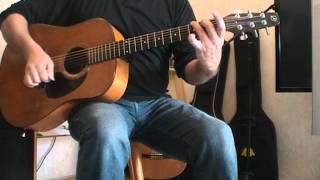 Cours ( tuto ) Many Rivers to cross - ( partition en tab guitare )